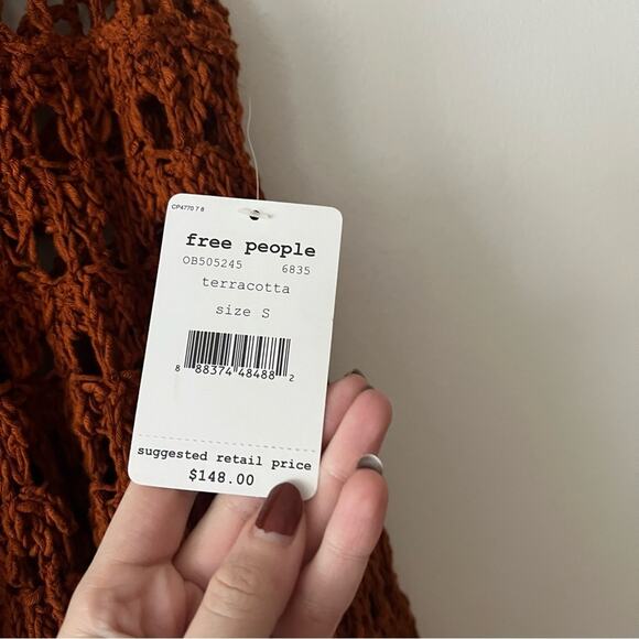 Free People Circles Within Circles Top in Terracotta - Picture 6 of 7